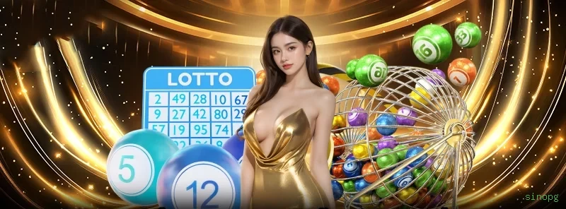 Imagem promocional dos jogos de lottery da sinopg